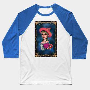 Blonde aries witch Baseball T-Shirt